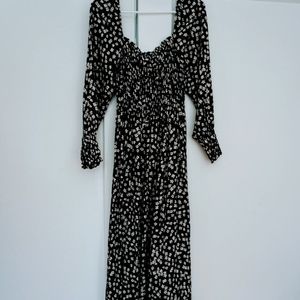 (new) H&M Maxi Smock Details Dress
